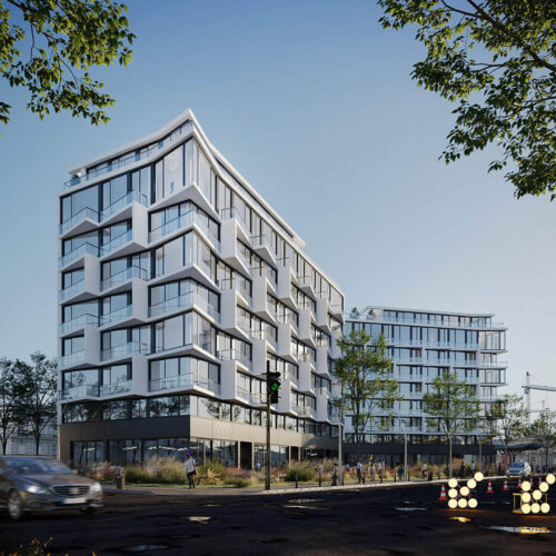 architectural_3d_exterior_visualization architectural 3d visualization of the exterior of a business building